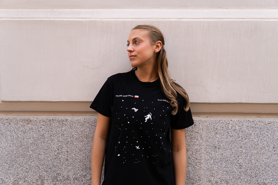 Poland in Space T-shirt (unisex)